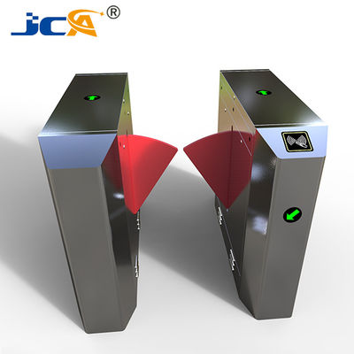 calidad  access control system glass door automatic full height flap turnstile / security speed turnstile fábrica