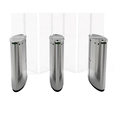 Sistema de acero inoxidable del reconocimiento de cara de la seguridad del torniquete del grado flexible de la puerta 304 RFID