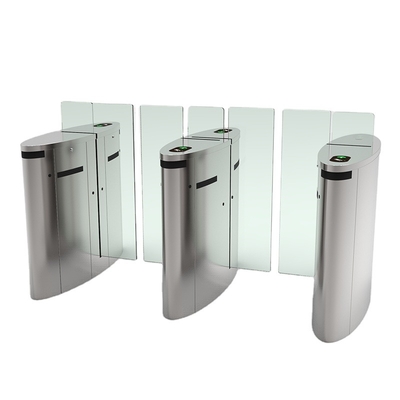 Torniquete de las puertas de velocidad de desplazamiento con puerta de cristal del torniquete de Access Control Mechanism del lector de tarjetas del RFID la alta