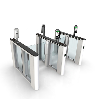 Puertas de velocidad biométricas de acero inoxidables del oscilación de la puerta 304 de alta velocidad electrónicos en clubs del gimnasio con el torniquete del RFID
