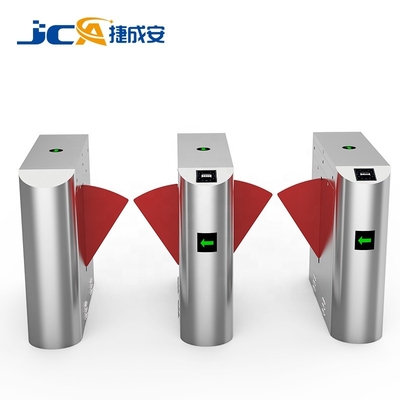 Puerta automática auto del torniquete de la barrera de la aleta del control de acceso de la seguridad del lector de tarjetas de la identificación de la puerta y del reconocimiento de cara